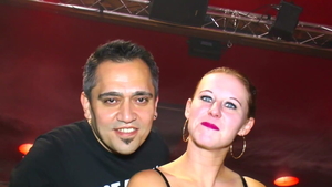 Swinger gets plowed in the club