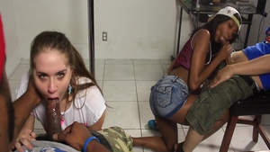 Orgy together with very hot spanish Adriana Malao