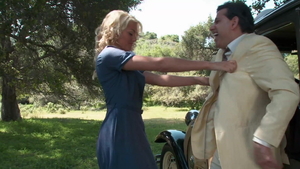 Mature Natasha Marley in lingerie doggy sex on Halloween