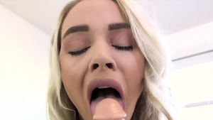 Secretary masturbating in office