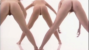 Naked softcore aerobics