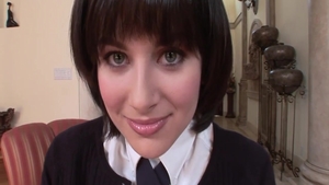 Shaved Ellie Idol pussy fuck