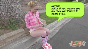 Petite teen Chloe Couture agrees to masturbating HD