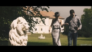 Very cute Emylia Argan wearing dress