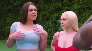Large tits foursome interracial banging HD