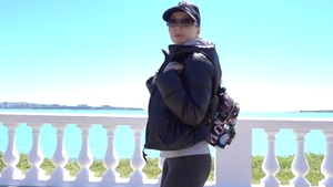 Toys action in public accompanied by stepmom
