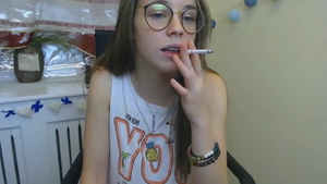 Very small tits european bitch masturbation on web-cam