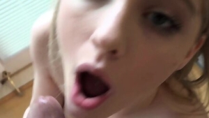 Tight amateur POV cumshot