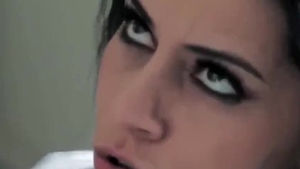 Big boobs pornstar rough sucking cock in the kitchen HD