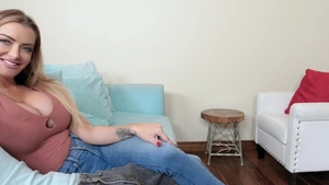 Busty stepmom creampie in HD