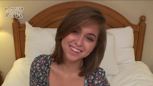 Small boobs Riley Reid getting a facial