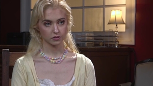 Blonde hair likes tied up in HD
