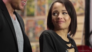 Dirty brunette Holly Hendrix loves rough nailing in HD