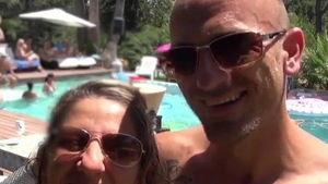 Orgy in club tattooed european Gina Caruso