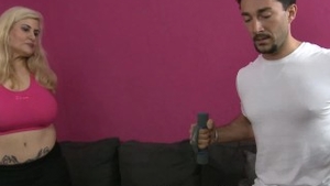 Wife fucked hard in office