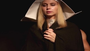 Slamming hard in the company of virgin nun