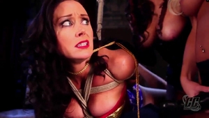 Stepmom Tasha Reign and beautiful Randy Moore bondage