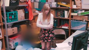 Shop Lyfter: Young thief plowed hard in the backroom