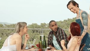 Lust Cinema - Kinky Vex Ashley crazy foursome at the party