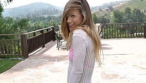 Lubed: Skinny Ivy Wolfe helps with loud sex