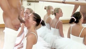 Club Sweethearts: Petite Vinna Reed ballet wearing dress