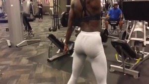 Big ass girl fitness